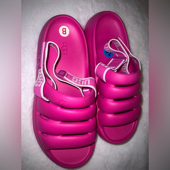 UGG Shoes - UGG Fuchsia Sport Yeah slide with detachable Straps